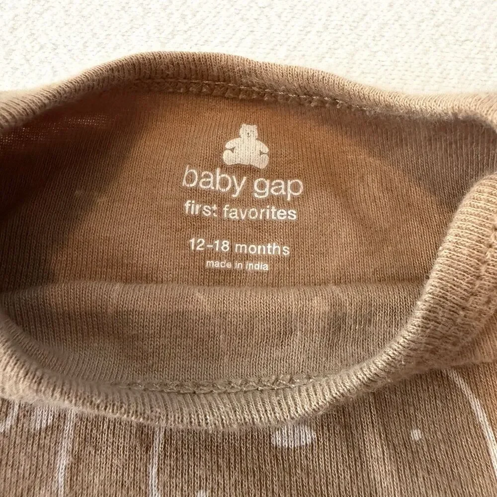Set Of 3 Simple Joys & Baby Gap Pajamas SZ 12m-18m Boys Lot Bundle Sleeping Deal